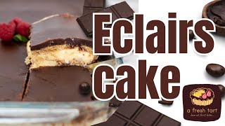 no bake éclair cake | easy dessert | how to make éclair cake