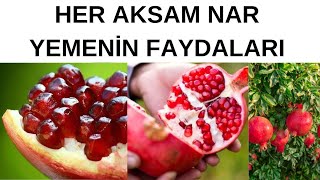 Aksamları 1 Tane Nar Yemek Vücudumunuza Bunları Yapıyor | Narın Faydaları Nelerdir?