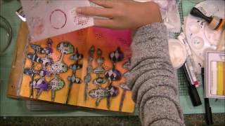 Art Journal Process Video - 'Life in Color'  4-30-17