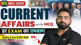 5 November Current Affairs 2024 | Current Affairs Today | Current Affairs by Abhijeet Sir