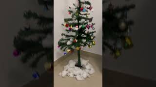 Merry christmas tree simple and festive #india #christmas #christmastree