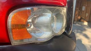 Headlight renovation on Dodge Ram - TallInTheDetails