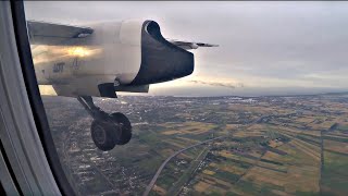 ==✈ Lądowanie w Gdańsku z Zielonej Góry | PLL LOT | Bombardier Q400 ✈