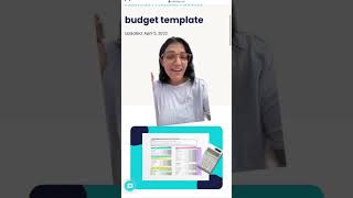 We have a budget template for you! FOR FREE! #budgeting #budgetfriendly #budget2022