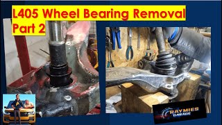 Range Rover L405 Wheel Bearing Removal P2