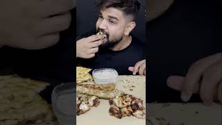 ASMR BBQ CHICEKN CHALLENGE 🍖 | SEEKH KABAB | #trending #youtubeshorts #viral #shorts #fun #foodie