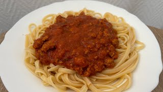 💫Spaghettis bolognaise 💥Ma recette simplifiée mais tout aussi bonne👌