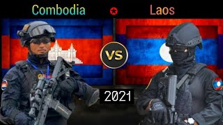 Combodia vs Laos Military Power comparison 2021