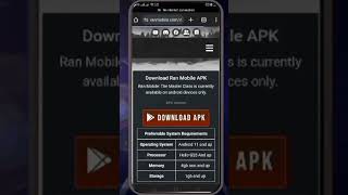 PAANO MAG DOWNLOAD NG RAN MOBILE SA PHONE? #ranonline #tutorial #ranmobilethemasterclass