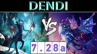 Dendi [Leshrac] vs [Puck] ► EU Ranked ► Dota 2 7.28a