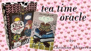 Tea Time Oracle by Christina Minerva | Flipthrough, Guidebook, Pairings & Reading