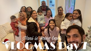 VLOGMAS DAY 7 | MY NANI IS GOING BACK TO INDIA | AMAN BRAR | TAUR BEAUTY