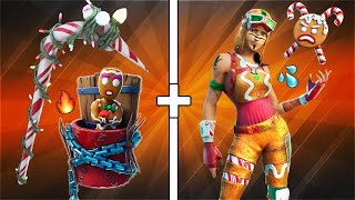 10 BEST GINGERBREAD RAIDER COMBOS YOU MUST TRY! (Fortnite New Gingerbread Raider Skin Combos)