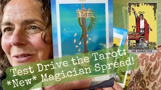 Test Drive the Tarot! *New* Magician Spread | feat. Knight-Waite Tarot (FAB!)