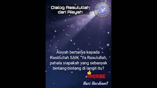 Dialog Rasulullah dengan Aisyah pahala sebanyak bintang di langit