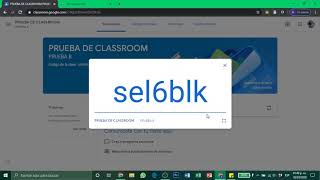 Crear clase en classroom