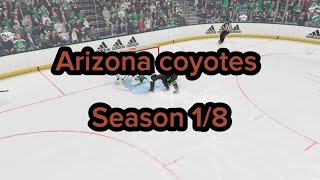 #nhl24 #arizona #coyotes franchise mode season 1/8