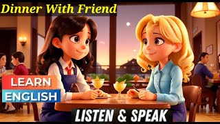 Alice's Dinner Adventure | Improve your English | Reading Listening and Speaking Practice | Level 1