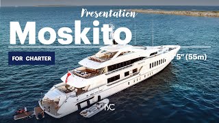 MOSKITO I Style and elegance onboard the 180'5" (55m) Heesen superyacht I For charter with IYC