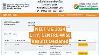 NEET UG 2024 SC common rank list