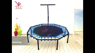 Quality Fitness Fun: Home Blue Mini Trampoline with Handles!