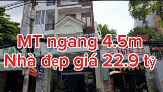 Bán nhà Mặt Tiền đường Trần Quý Cáp- P.11- Q Bình Thạnh-  4.5 ×18.5m - 4 tầng