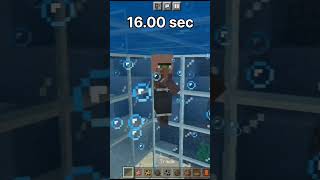 Minecraft Which Mob will hold their Breath longer in Water #shorts #shortfeed #minecraft #Short