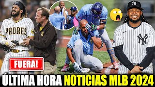 VLADDY JR a los YANKEES? DOMINICANO GOLPEADO en la CARA a 100 MPH! TATIS JR FUERA por MUCHO TIEMPO!