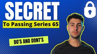 How to Pass the Series 65  | Tips & Overview |