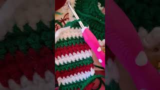 Let my Crochet parts work out #crochet #crochetshorts #workout #mycraft #christmas #santa