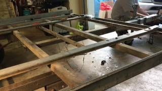 Leland Snowmobile Trailer wiring and wood restoration