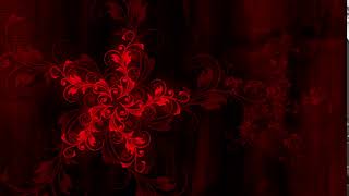 Beautiful Red Watercolor Patterns on dark background