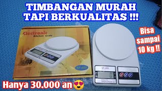 UNBOXING TIMBANGAN DIGITAL SF-400 MUAT SAMAPAI 10 KG‼️ | CARA PENGGUANAAN NYA MUDAH BANGET‼️