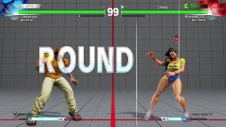 STREET FIGHTER V casual Laura vs Rashid