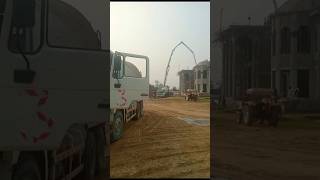 двухлинейный бетононасос 🚛🥰| beton nasosli yuk mashinasi | बूम पंप ट्रक"! #trending #concretepum