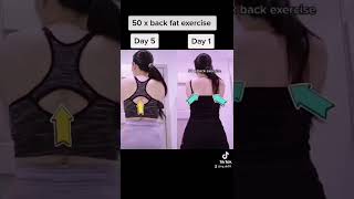 BACK FAT EXERCISE AT HOME