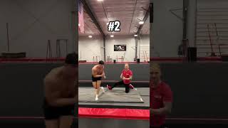 Gymnasts Learning Their Back Handspring #victory #sports #shorts #youtubeshorts #gym #funny #viral