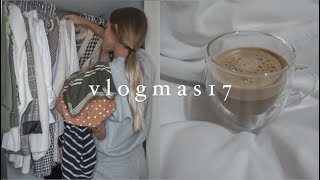 vlogmas 17 ✨ | limpieza y organización de armario, estudio y más