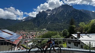 Gravelrunde zwischen Wetterstein und Karwendel