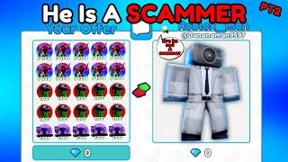 Catching Scammers In Toilet Tower Defense! PT2