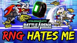 RNG HATES ME! Digimon Vital Bracelet BE Memory Arena App Competitive Battles!