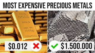 Top 10 Most Expensive Precious Metals in the World!