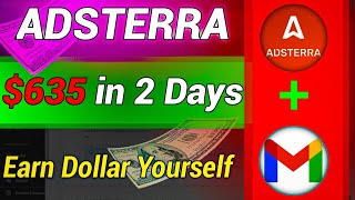 Adsterra Email Marketing High Cpm Trick | Earn Money Online $10 a day | Make Money Online 2024