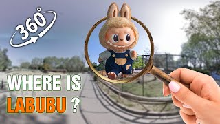 Where is LABUBU ? Finding challenge 360 video #vr360 #360