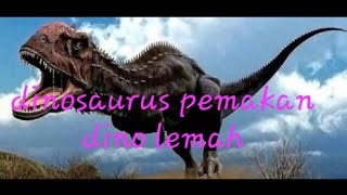 Dinosaurus t-rex pemakan dino lemah