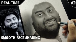 How I Shade Realistic Face with Graphite Pencil in REAL TIME