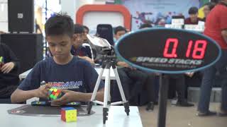 JAKARTA MINI OPEN 2018 - 3x3x3 FINAL - Rifa Octavian Himawan (2nd Place)