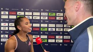 LAVIAI NIELSEN BREAKS 50 SECONDS FOR 400M | London Diamond League 2024