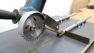 Angle Saw Manufacturing Project - How To Make Your Own Vertical Sliding Angle Grinder