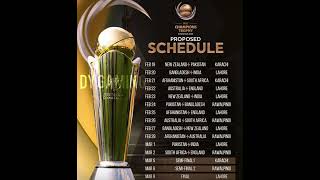 Champions trophy schedule #cricket #india #cricket #cricketshorts #shorts